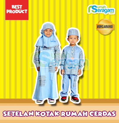 Seragam Kotak Kotak TK Muslim