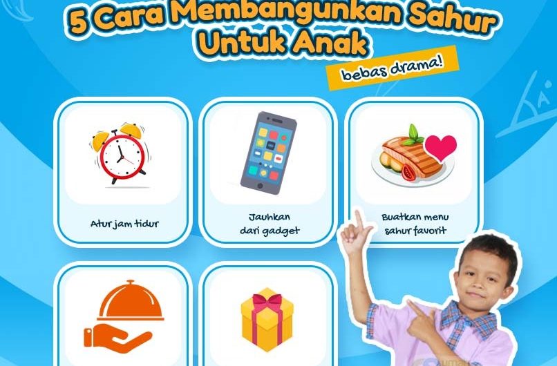 Tips Membangunkan Anak Sahur