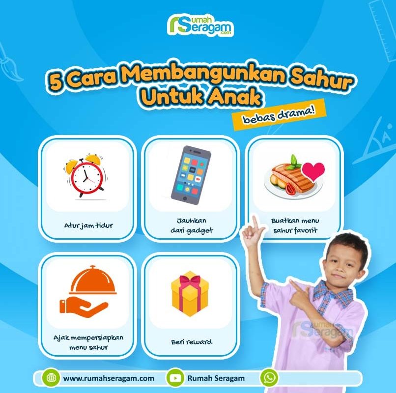 Tips Membangunkan Anak Sahur