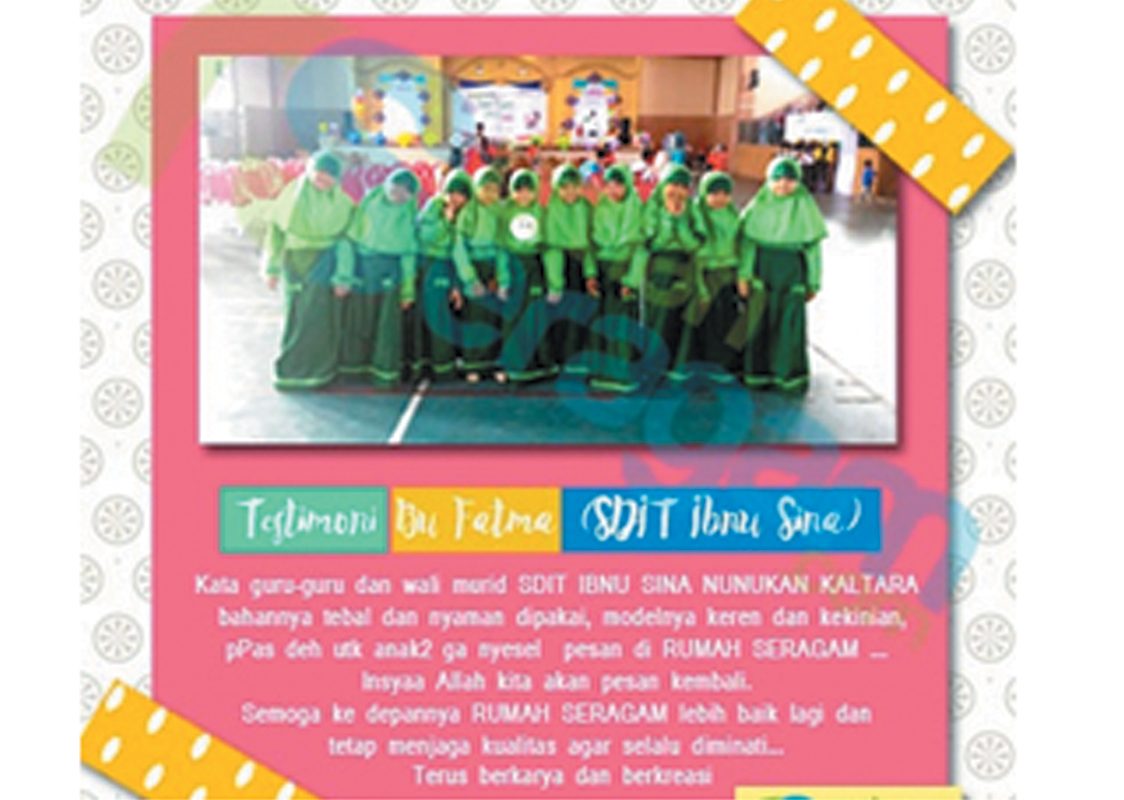 material seragam sekolah