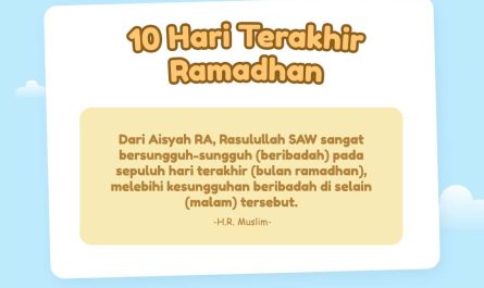 Keutamaan Hari Terakhir Ramadhan
